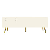 Modern Shoe Storage with Upholstered Cushions - Antique White - Furniture Home Direct