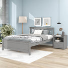Bed With Headboard And Footboard For Kids, Teens, Adults, With A Nightstand - Furniture Home Direct