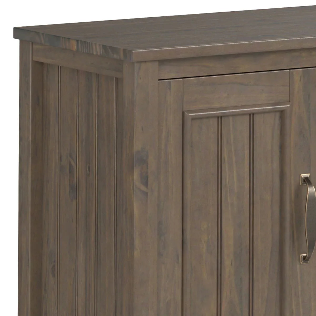 Lev - Handcrafted TV Media Stand - Smoky Brown - Furniture Home Direct