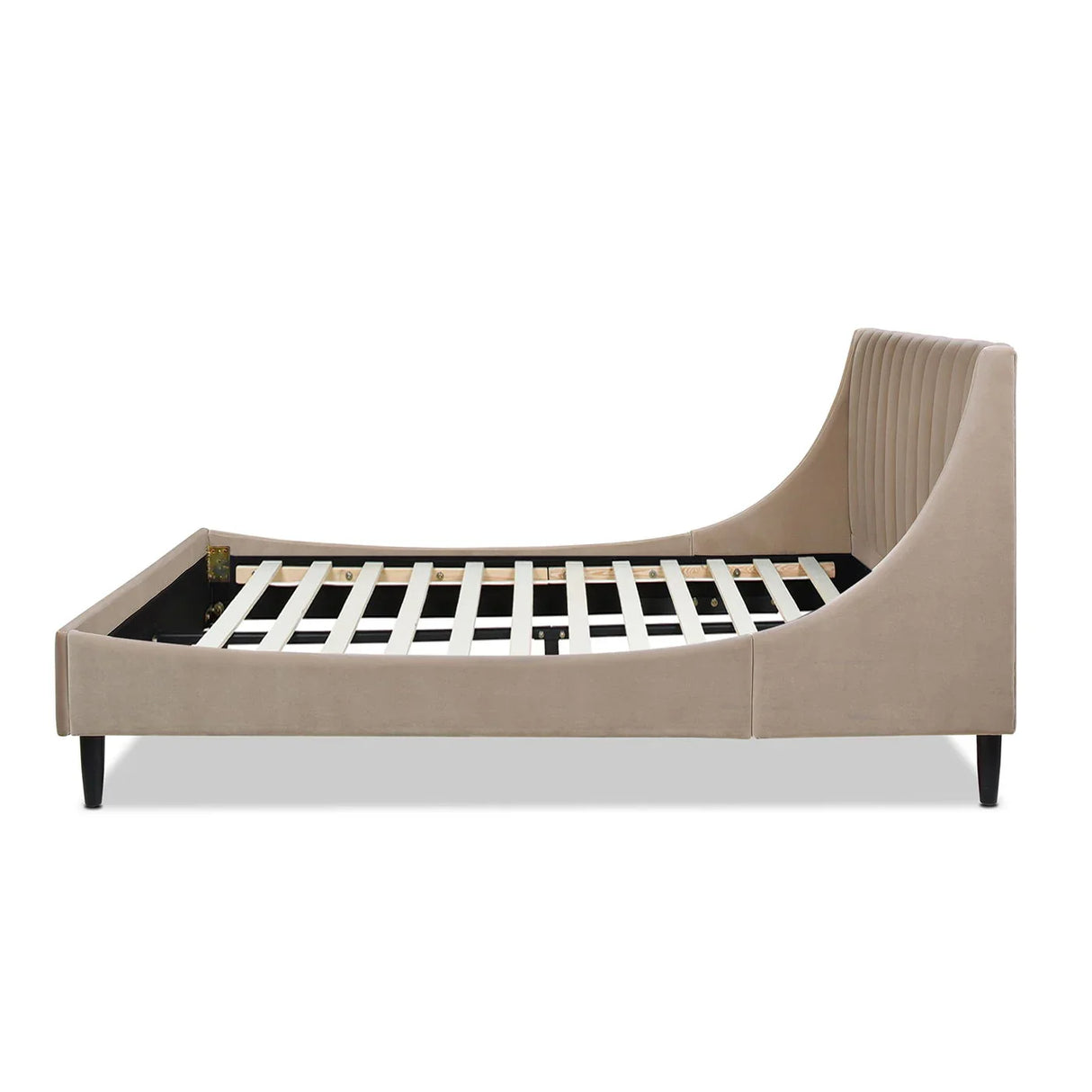 Aspen - Vertical Tufted Modern Headboard Platform Bed Set - Furniture Home Direct