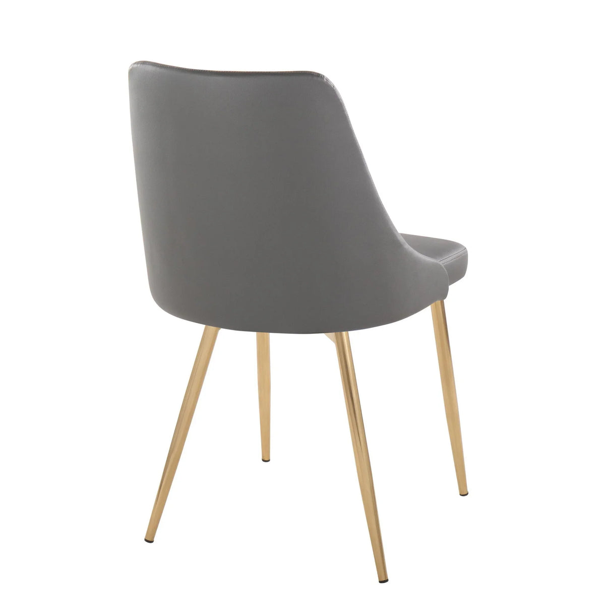 Marche - Contemporary Dining Chair With Metal Legs (Set of 2) - Furniture Home Direct