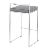Fuji - Contemporary Elegant Stackable Counter Stool Set - Furniture Home Direct