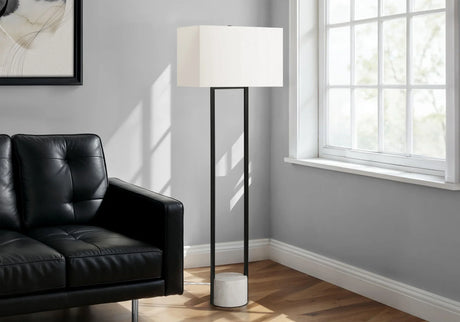 Lighting, Floor Lamp, Contemporary - Black / Beige - Furniture Home Direct