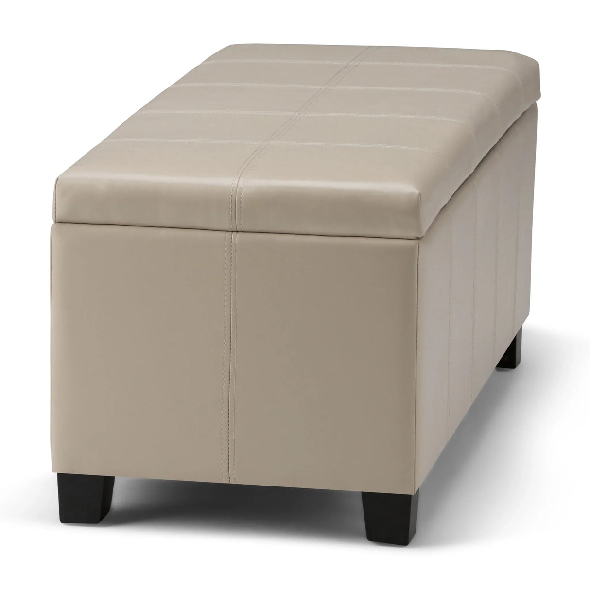 Dover - Upholstered Storage Ottoman Bench - Furniture Home Direct