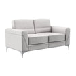 Creta - Loveseat - Light Gray - Furniture Home Direct
