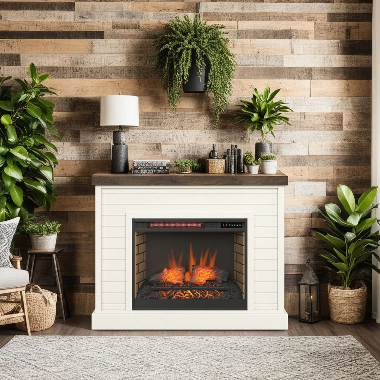 Washington - 48" Fireplace With Mantel - Furniture Home Direct