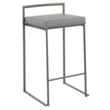 Fuji - Industrial Stackable Counter Stool Elegant Design - Furniture Home Direct
