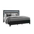 Carlos - Queen Bed With LED - Black - Furniture Home Direct