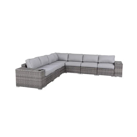 Minnesota 9-Piece Sectional with Cushions - Fully Assembled - Furniture Home Direct