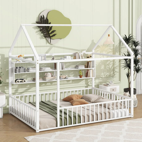 House Frame With Fence And Shelves - Furniture Home Direct