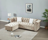 4 Seater Oversized L Shaped Reversible Sectional Sofa - Furniture Home Direct