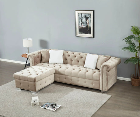 4 Seater Oversized L Shaped Reversible Sectional Sofa - Furniture Home Direct