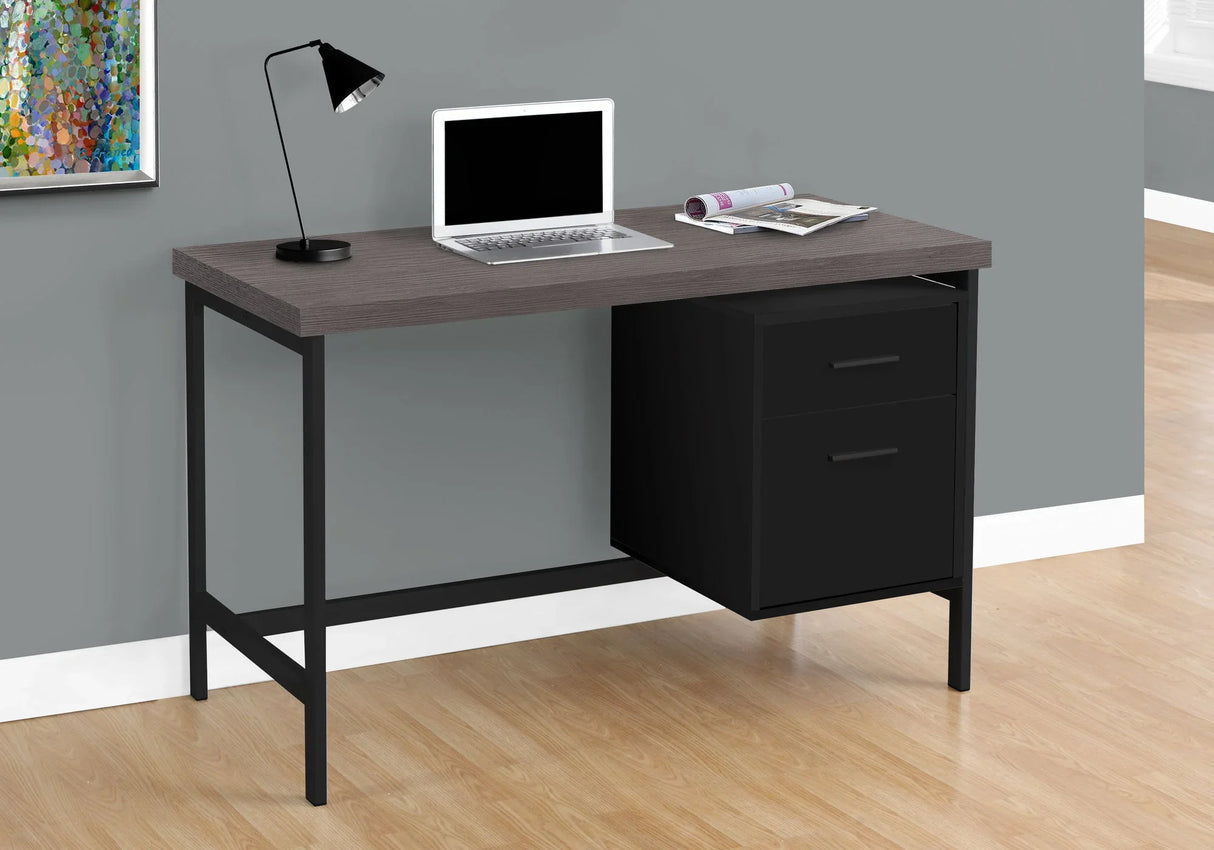 Computer Desk For Home Office, Left, Right Set - Up, Storage Drawers, Modern Design - Furniture Home Direct