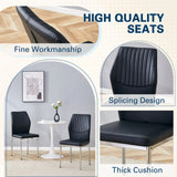 Luxury Simple High Resilience Dining Chair With Metal Legs - Furniture Home Direct