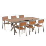 Outdoor Extendable Dining Set - Furniture Home Direct