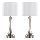 Lenuxe - Contemporary Table Lamp Built In USB Port (Set of 2) - Furniture Home Direct