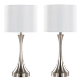Lenuxe - Contemporary Table Lamp Built In USB Port (Set of 2) - Furniture Home Direct