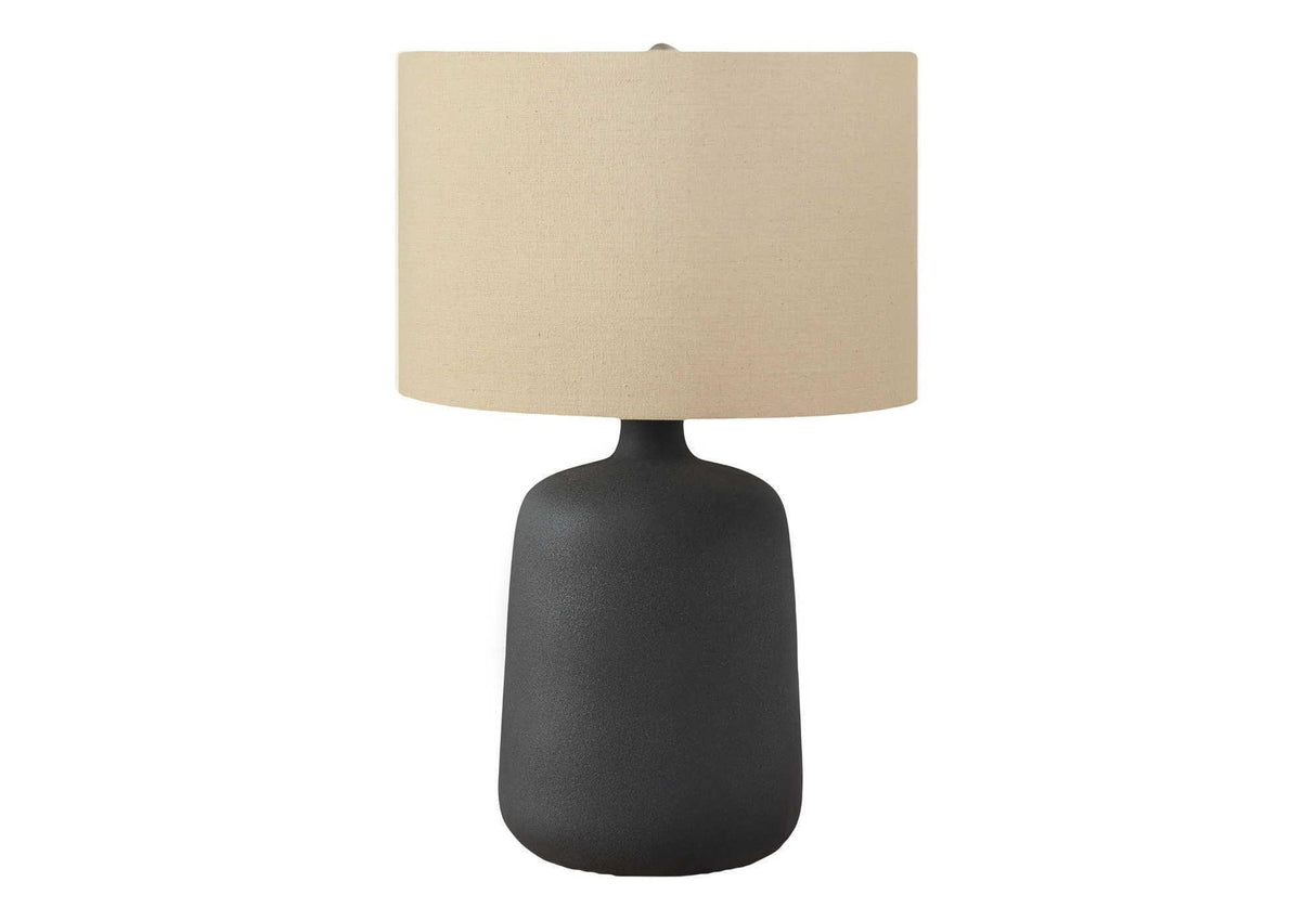 Lighting, Table Lamp Contemporary - Black - Furniture Home Direct