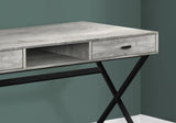 Computer Desk For Home Office, Laptop, Storage Drawers, Glossy Contemporary & Modern - Furniture Home Direct
