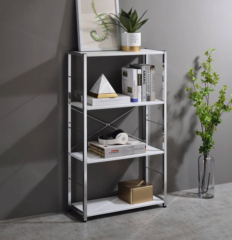 Tennos - Bookshelf - White - Furniture Home Direct