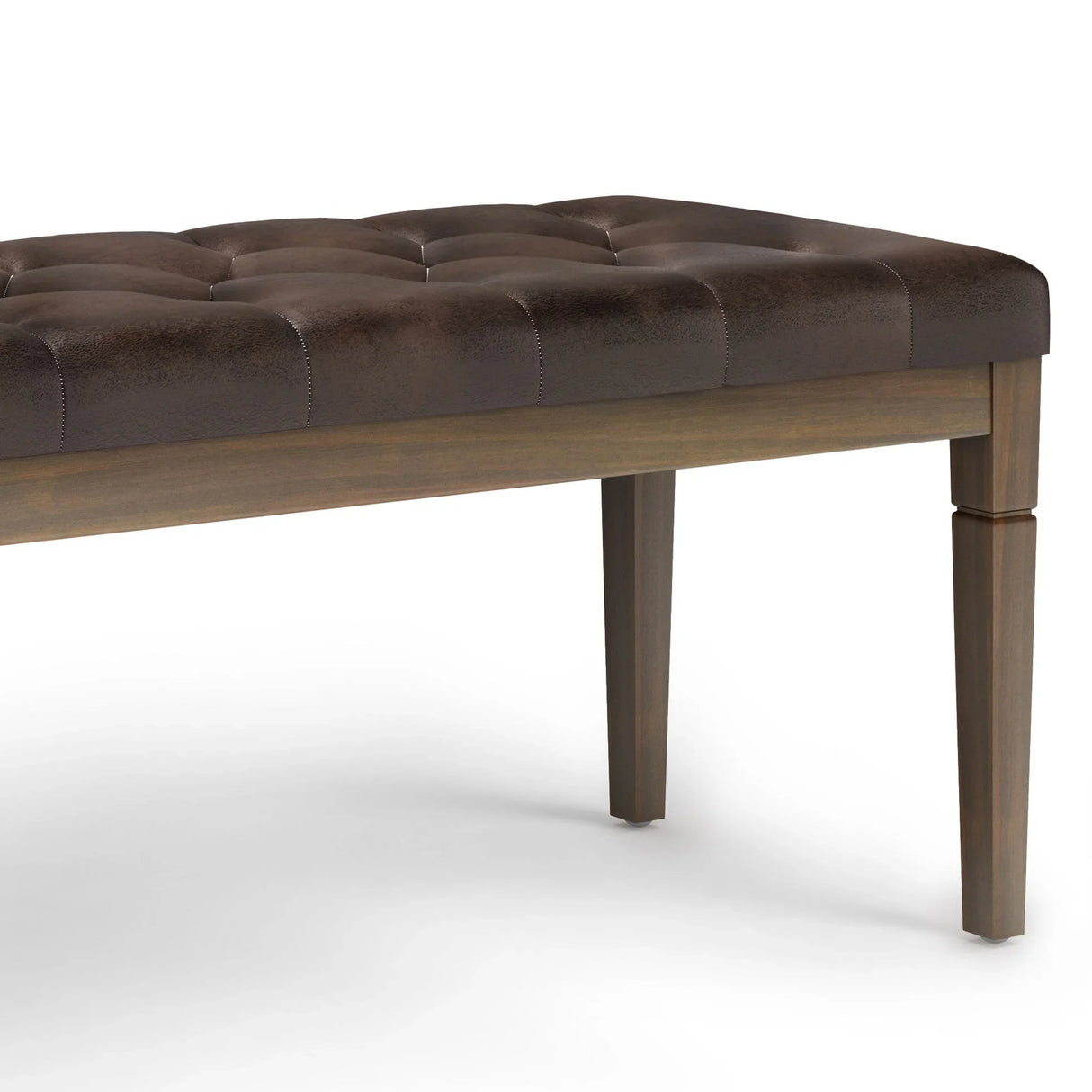 Waverly - Upholstered Tufted Ottoman Bench - Furniture Home Direct