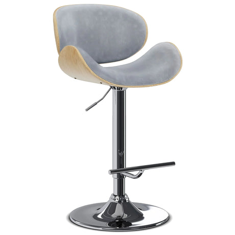 Marana - Handcrafted Bentwood Adjustable Swivel Bar Stool - Furniture Home Direct