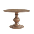 Round Pedestal Dining Table - Walnut - Furniture Home Direct