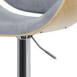 Marana - Handcrafted Bentwood Adjustable Swivel Bar Stool - Furniture Home Direct