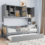 Daybed And All In One Cabinet And Shelf - Furniture Home Direct