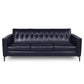 Mid-Century Tufted Leather Sofa - Furniture Home Direct