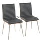 Mason - Contemporary Dining Chair (Set of 2) With Swivel - Furniture Home Direct