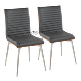 Mason - Contemporary Dining Chair (Set of 2) With Swivel - Furniture Home Direct