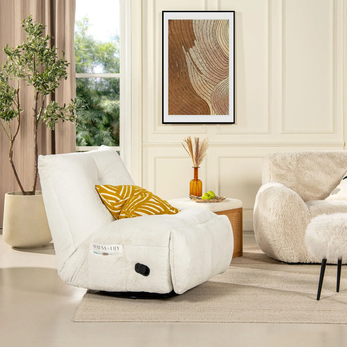 Rearden - Swivel Glider Manual Recliner Gaming Lounge Chair - Furniture Home Direct