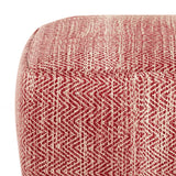 Nate - Handcrafted Square Pouf - Furniture Home Direct