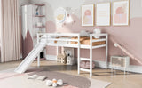 Loft Bed With Slide, Multifunctional Design - Furniture Home Direct