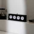 Modern & Decorative Tabletop Time Zone Desk Clock - Furniture Home Direct