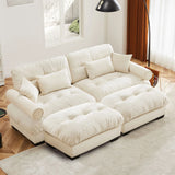 Super Comfort Oversized Modular Sectional Sofa With Movable Ottoman - Furniture Home Direct