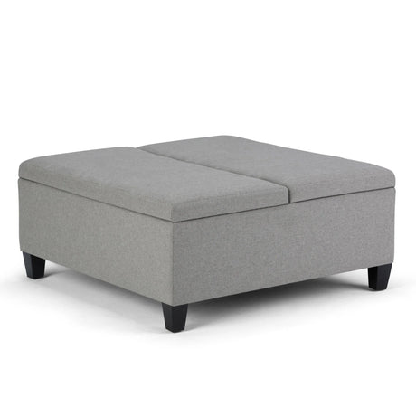 Ellis - Coffee Table Storage Ottoman Contemporary Design - Furniture Home Direct