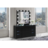 Elisa - Vanity Set With Stool And LED Bulbs - Furniture Home Direct