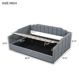 Modern Upholstered Daybed With Underneath Storage - Furniture Home Direct
