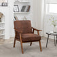 Accent Chair, Classic Mid Century Modern For Extra Seating - Furniture Home Direct