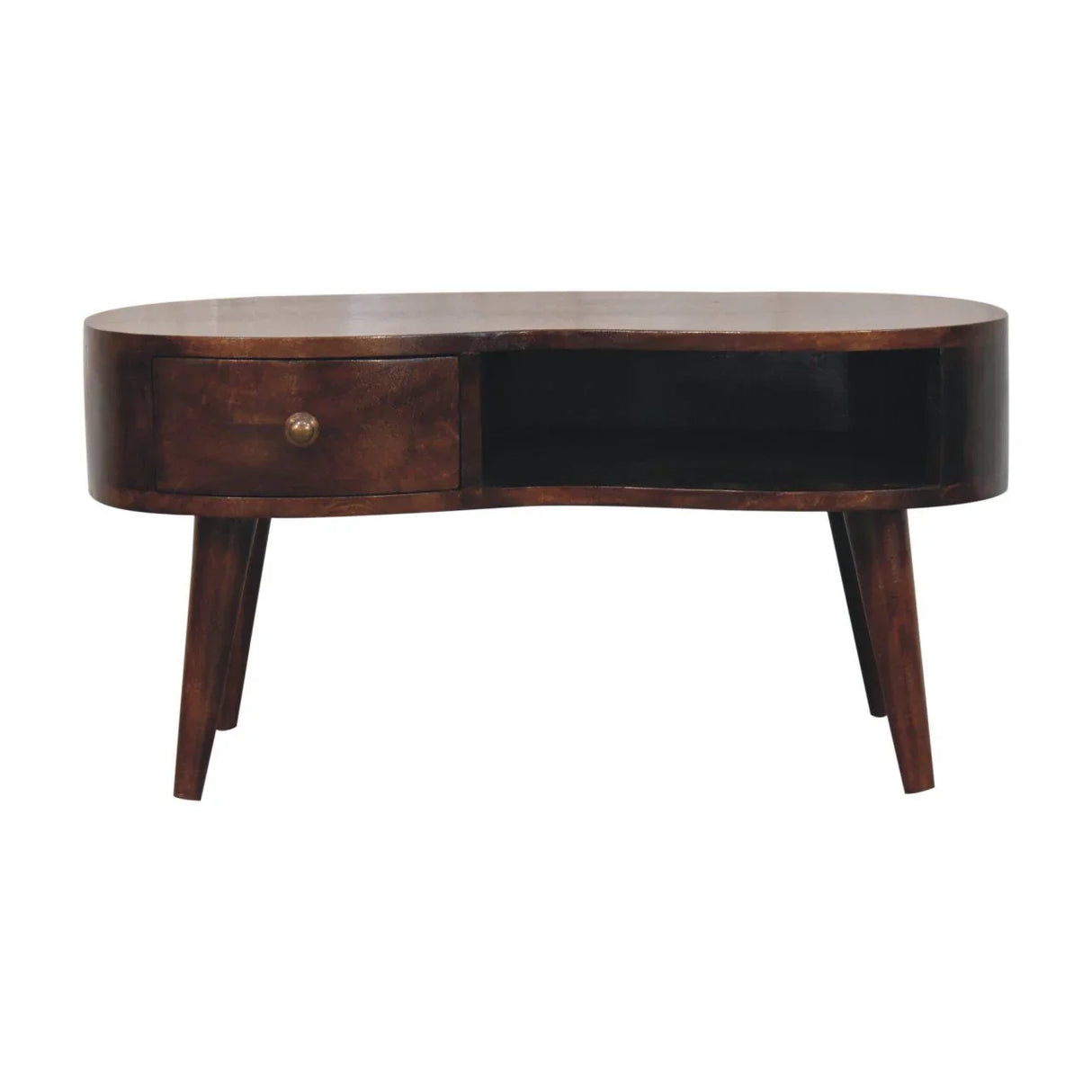Wave Coffee Table With 1 Drawer - Furniture Home Direct