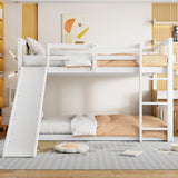 Bunk Bed With Convertible Ladder And Slide - Furniture Home Direct