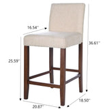 Dorian - Counter Chair (Set of 2) - Beige - Furniture Home Direct
