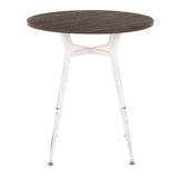 Clara - Industrial Round Dinette Table - Furniture Home Direct