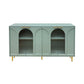 Accent Cabinet Lacquered Wooden Cabinet With 4 Glass Doors Sideboard Buffet Server Cabinet Storage Cabinet, For Living Room, Entryway, Hallway, Office, Kitchen And Dining Room - Furniture Home Direct