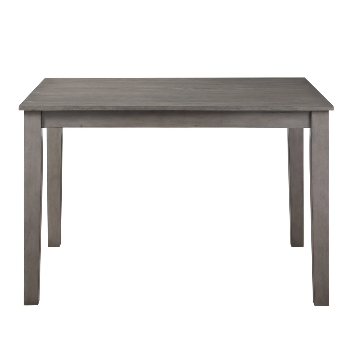 Dining Set Rectangular Table with Padded Chairs Gray - Furniture Home Direct