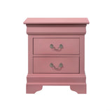 Louis Phillipe - Nightstand - Wood - Furniture Home Direct