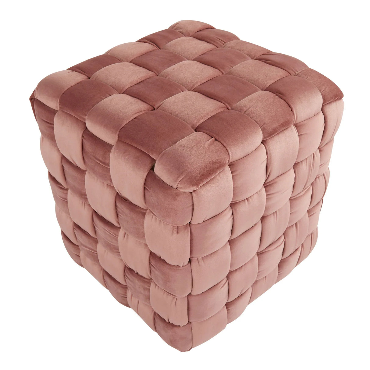 Square Braided Ottoman - - Furniture Home Direct