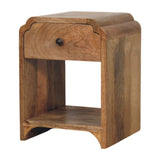 Newton - Mini Nightstand With A Drawer And Open Shelf - Furniture Home Direct